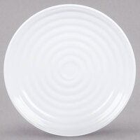 GET ML-82-W Milano 10 1/4 inch White Round Melamine Plate - 12/Pack