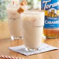 Torani 750 mL Sugar Free Caramel Flavoring Syrup
