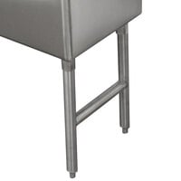 Advance Tabco FC-SS-18 18 inch Stainless Steel H Leg Set