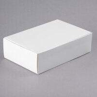7" x 4 1/2" x 2" White 1 1/2 lb. 1-Piece Candy Box - 250/Case