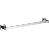 Bobrick B-673 X 18 Surface-Mounted Square 18 inch Towel Bar with Bright Polished Finish