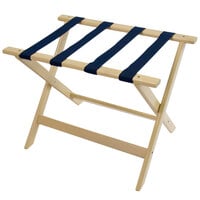 CSL 177WW-1 Deluxe Series White Wash Wood Luggage Rack