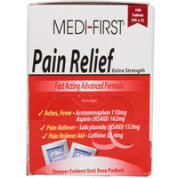 Medi-First Extra-Strength Pain Relief Tablets / Pain Reliever - 100/Box