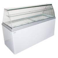 Excellence HBG-12 70 3/4 inch 12 Pan Gelato Dipping Cabinet