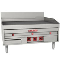 MagiKitch'n MKE-24-ST 24" Electric Countertop Griddle with Solid State Thermostatic Controls - 240V, 3 Phase, 11.4 kW