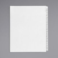 Avery® 1703 8 1/2" x 11" Allstate-Style Collated 51-75 Tab Legal Exhibit Dividers