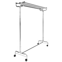 CSL 1075-60P 60 inch Portable Valet Hat Rack Coat Rack with Casters and Perma Hangers