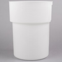 Carlisle 220002 22 Qt. White Round Food Storage Container