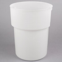Carlisle 22 Qt. White Round Polyethylene Food Storage Container