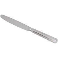 Bon Chef S1009 Sombrero 9 1/4 inch 13/0 Stainless Steel Extra Heavy Hollow Handle Dinner Knife - 12/Case