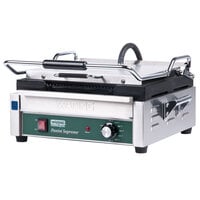 Waring WPG250 Panini Supremo Grooved Top & Bottom Panini Sandwich Grill - 14 1/2" x 11" Cooking Surface - 120V, 1800W
