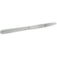 Bon Chef S1012 Sombrero 9 5/8 inch 13/0 Stainless Steel Extra Heavy European Size Solid Handle Dinner Knife - 12/Case