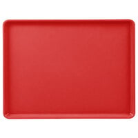Cambro 1216D221 12" x 16" Ever Red Dietary Tray - 12/Case