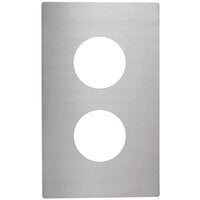 Vollrath 8242214 Miramar Stainless Steel Adapter Plate for Two Butter Melter Pans