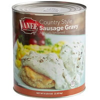 Vanee #10 Can Country Style Sausage Gravy - 6/Case