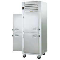 Traulsen G14305P 1 Section Pass-Through Half Door Hot Food Holding Cabinet with Left / Right Hinged Doors