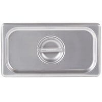 Vollrath 75130 Super Pan V 1/3 Size Solid Stainless Steel Steam Table / Hotel Pan Cover