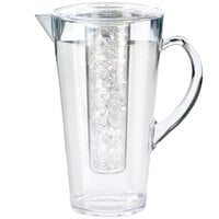 Cal-Mil 682-ICE 2 Liter Polycarbonate Pitcher with Ice Chamber