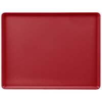 Cambro 1418D505 14" x 18" Cherry Red Dietary Tray - 12/Case