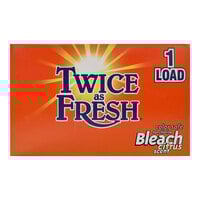 2 oz. Twice as Fresh Color Safe Bleach Powder Packet for Coin Vending Machine - 100/Case