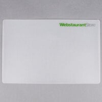 WebstaurantStore 11 1/2 inch x 7 1/2 inch Flexible Cutting Board Mat with Logo - 2/Pack