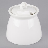 Arcoroc R0916 Vintage 9 oz. Sugar Bowl with Lid by Arc Cardinal - 16/Case