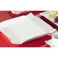 CAC TMS-6 Times Square 6" Bright White Square China Plate - 36/Case