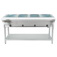 Eagle Group DHT4 Open Well Four Pan Electric Hot Food Table - 240V