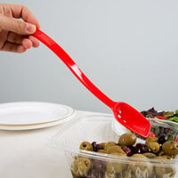 Cambro SPOP10CW 0.75 oz. Red Camwear Perforated Salad Bar / Buffet Spoon