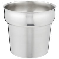 Vollrath 46447-1 Replacement Stainless Steel Inset / Food Pan for 7.4 Qt. Panacea and Maximillian Steel Soup Marmites