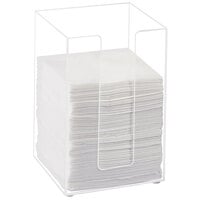 Cal-Mil 635-12 Clear Acrylic Beverage Napkin Holder - 5 1/2 inch x 5 1/2 inch x 8 inch