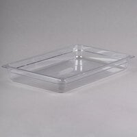 Cambro 12CW135 Camwear Full Size Clear Polycarbonate Food Pan - 2 1/2 inch Deep
