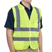 Lime Class 2 High Visibility 5 Point Breakaway Safety Vest - XXXL