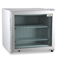 Excellence CTF-2HC White Countertop Display Freezer with Swing Door - 1.8 cu. ft.