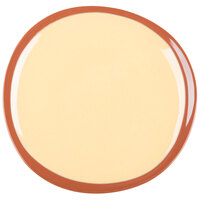 Syracuse China 922226351 Terracotta 9 inch Mustard Seed Yellow Plate - 12/Case