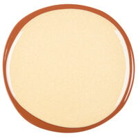 Syracuse China 922226352 Terracotta 10 3/4 inch Mustard Seed Yellow Plate - 12/Case