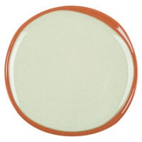 Syracuse China 922224350 Terracotta 6 3/8 inch Fern Green Plate - 12/Case