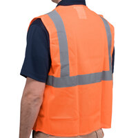 Cordova Orange Class 2 High Visibility Surveyor's Safety Vest with Hook & Loop Closure - XXL
