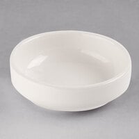 Libbey 900020063 Flint 3 oz. Ivory (American White) Porcelain Multi-Purpose Dish - 36/Case