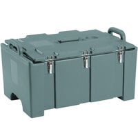 Cambro 100MPC401 Camcarrier® 100 Series Slate Blue Top Loading 8 inch Deep Insulated Food Pan Carrier