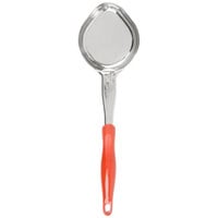 Vollrath 6412865 Jacob's Pride 8 oz. Orange Solid Oval Spoodle® Portion Spoon