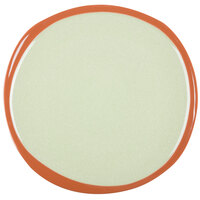 Syracuse China 922224352 Terracotta 10 3/4 inch Fern Green Plate - 12/Case