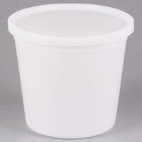 5.25 Qt. Translucent Round Deli Container and Lid Combo Pack - 5/Pack