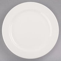 Libbey 951250333 Flint Frama 10 5/8" Ivory (American White) Porcelain Plate - 12/Case