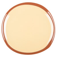 Syracuse China 922226358 Terracotta 12 inch Mustard Seed Yellow Plate - 12/Case