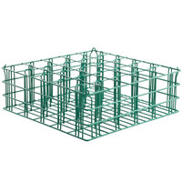 25 Compartment Catering Glassware Basket - 3 1/2 inch x 3 1/2 inch x 6 1/2 inch Compartments