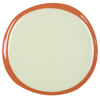 Syracuse China 922224351 Terracotta 9 inch Fern Green Plate - 12/Case