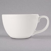 Syracuse China 950093128 Flint Alatta 11 oz. Ivory (American White) Porcelain Coffee Cup - 24/Case