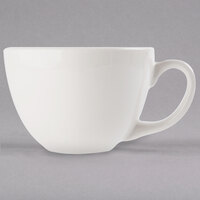 Syracuse China 950093173 Flint Alatta 18 oz. Ivory (American White) Porcelain Coffee Cup - 12/Case