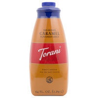 Torani 64 fl. oz. Sugar-Free Caramel Flavoring Sauce